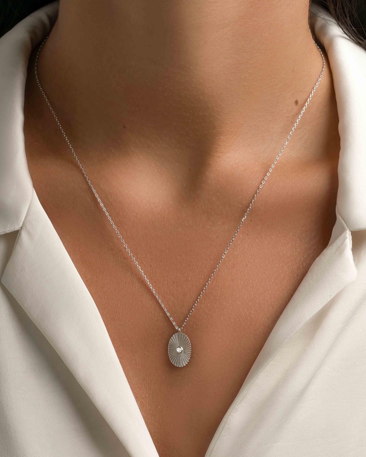 Oval Medallion Necklace