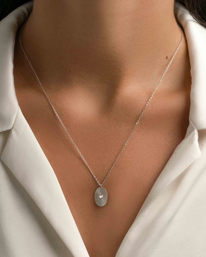 Oval Medallion Necklace