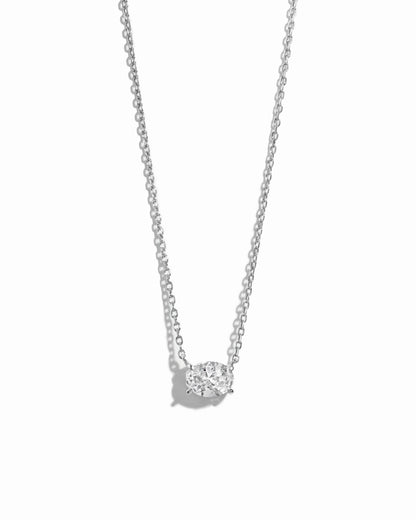 Oval Pendant Necklace