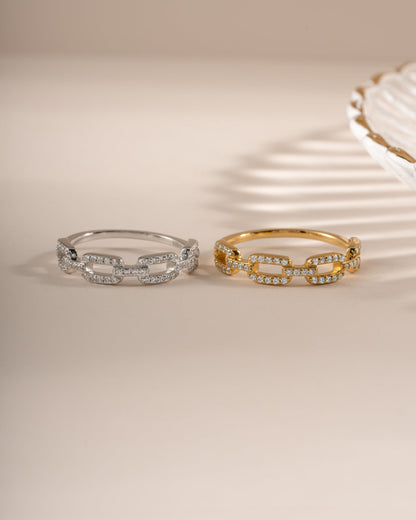 Pavé Link Ring