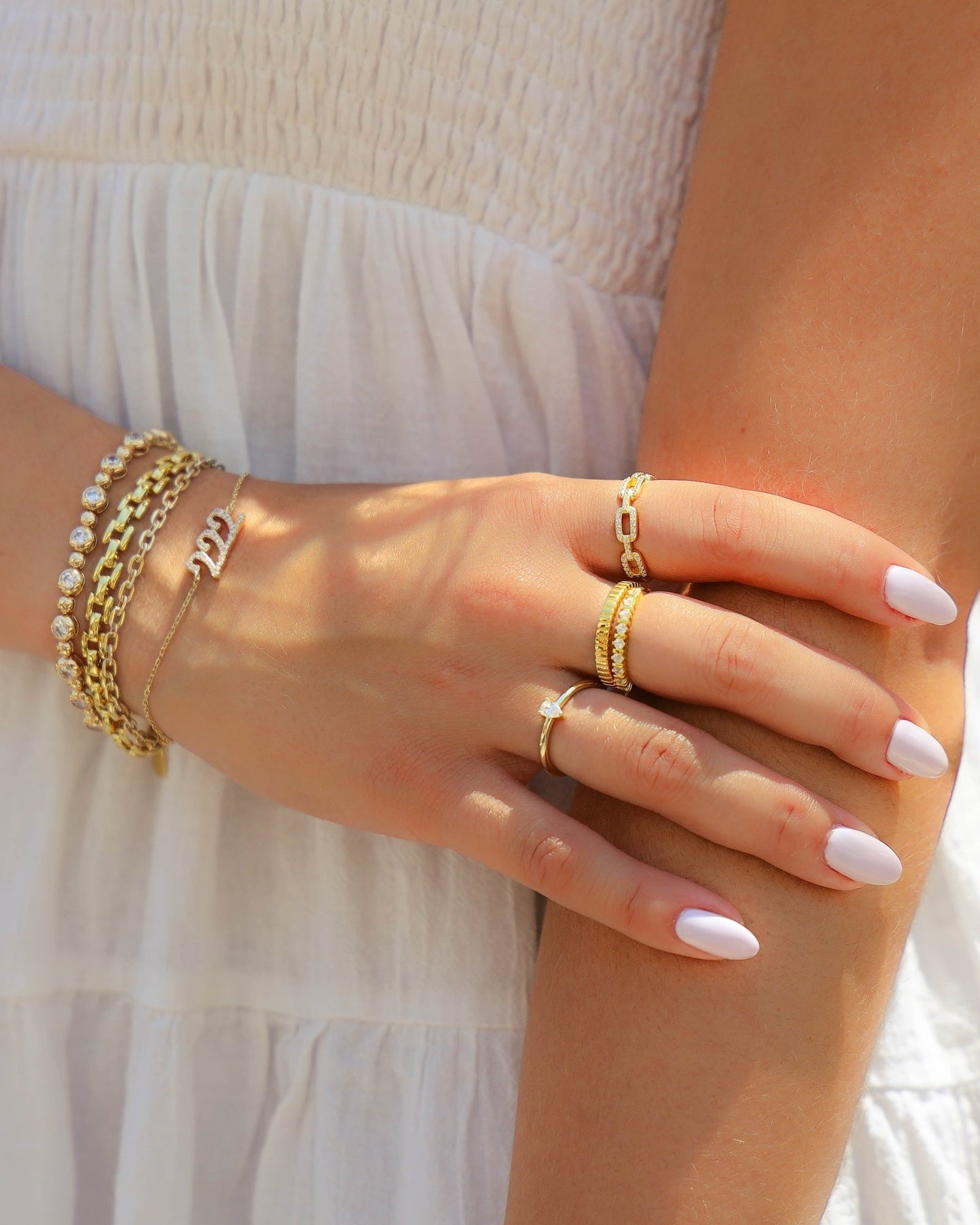 Pavé Link Ring
