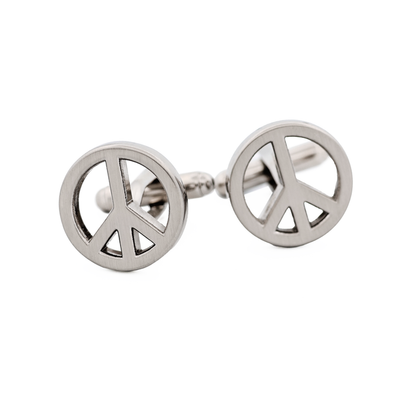 Peace Sign Cufflinks