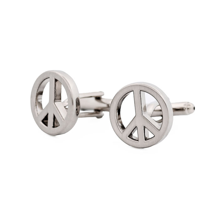Peace Sign Cufflinks