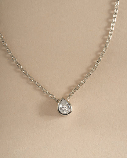 Tear Drop Pendant Necklace