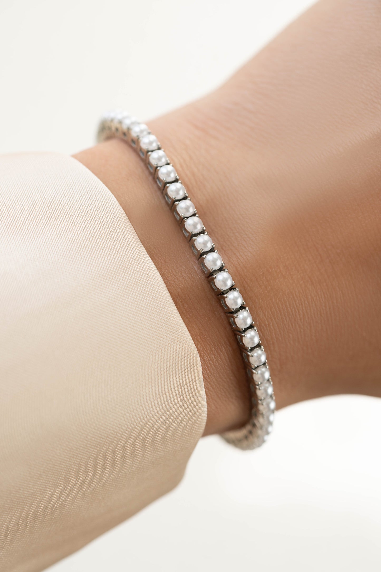 Pearl Tennis Bracelet