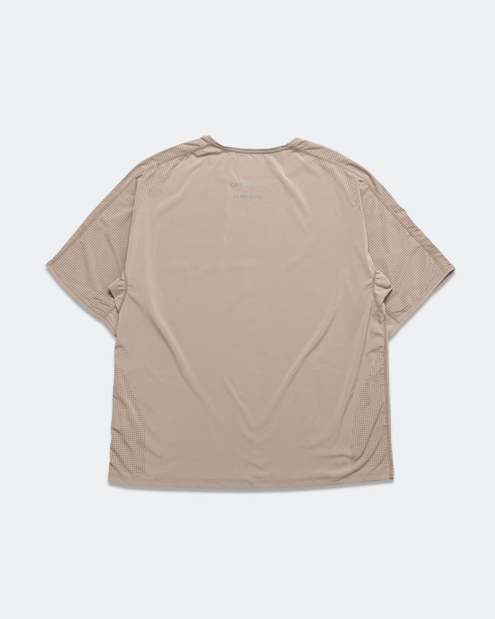 Perforated T-Shirt - Camel