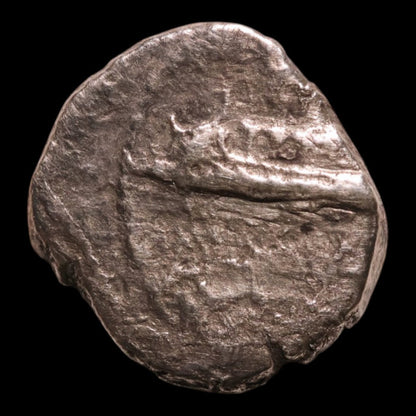 Phoenicia, City of Sidon, AR 1/8 Shekel, Ship & Man Fighting Lion - c. 400 to 333 BCE - Greek World