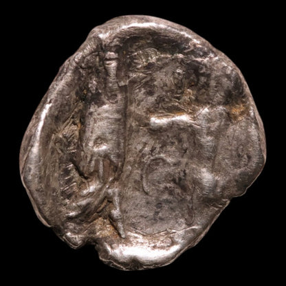 Phoenicia, City of Sidon, AR 1/8 Shekel, Ship & Man Fighting Lion - c. 400 to 333 BCE - Greek World