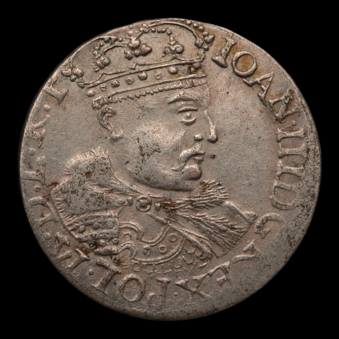 Poland, King John III Sobieski, Silver 6 Groschens - 1682 CE - Polish-Lithuania