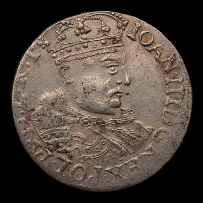 Poland, King John III Sobieski, Silver 6 Groschens - 1682 CE - Polish-Lithuania