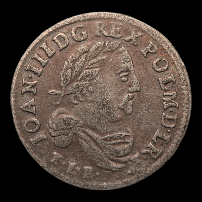 Poland, King John III Sobieski, Silver 6 Groschens - 1683 CE - Polish-Lithuania