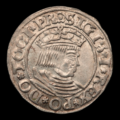 Poland, Sigismund I "the Old," Silver 1 Grosz - 1533 CE - Kingdom of Poland