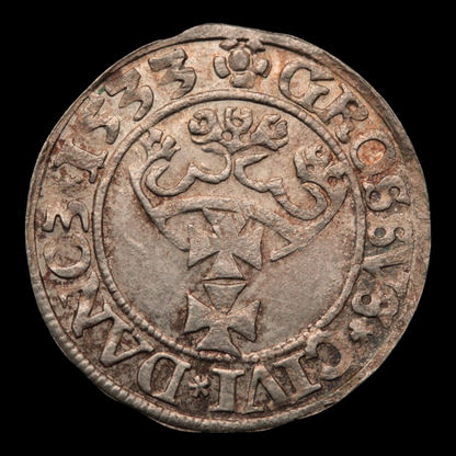 Poland, Sigismund I "the Old," Silver 1 Grosz - 1533 CE - Kingdom of Poland
