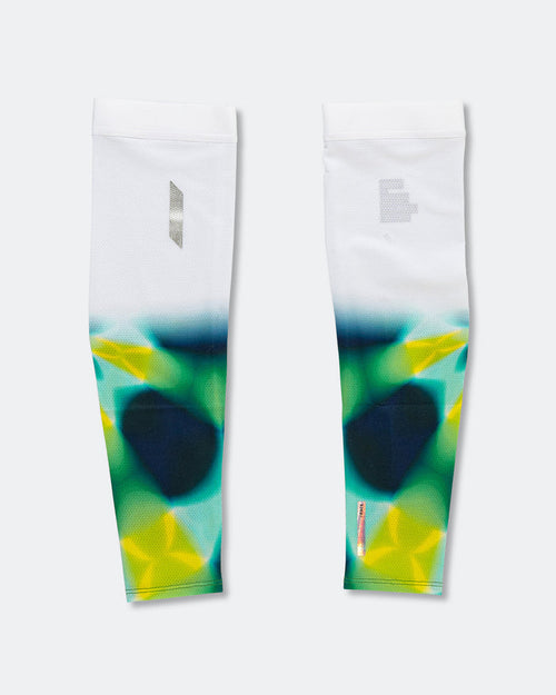 Race Sleeves - White/Green