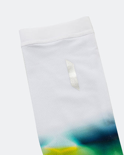 Race Sleeves - White/Green