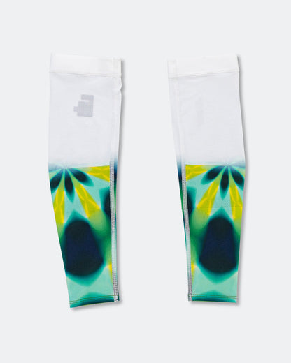 Race Sleeves - White/Green