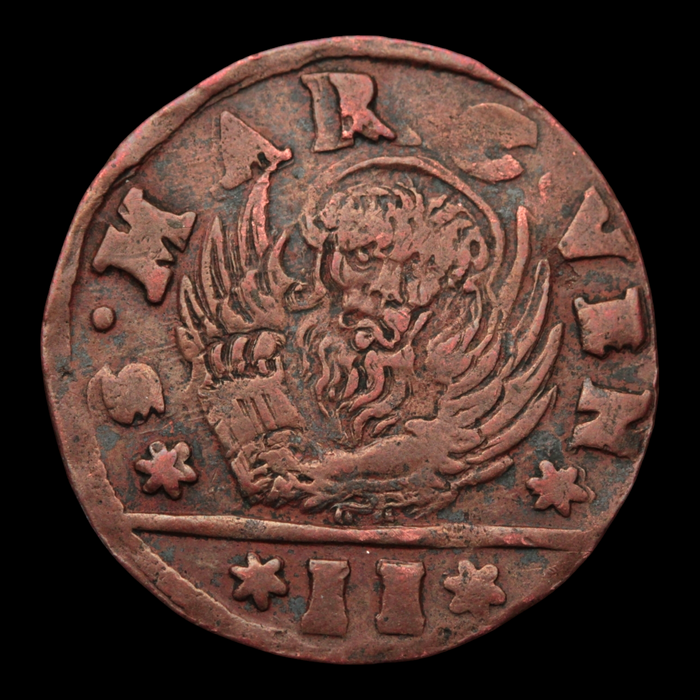 Republic of Venice, 2 Soldi, Dalmatia & Albania - 1691 to 1709 CE - Italian States