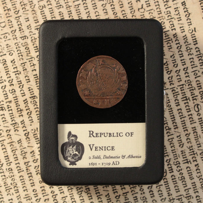 Republic of Venice, 2 Soldi, Dalmatia & Albania - 1691 to 1709 CE - Italian States