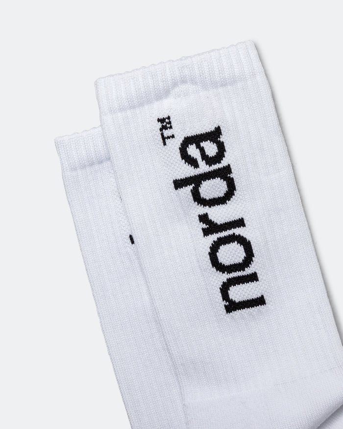 Retro Socks - White Gum