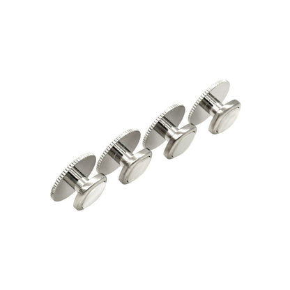 Rhod Mother Of Pearl Cushion Screw Shirt Stud (set of 4)