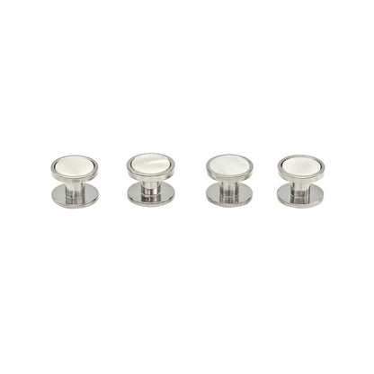 Rhod Mother Of Pearl Rnd Shirt Stud