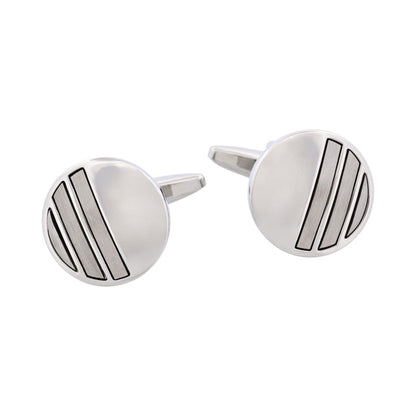 Rhodium Plated Cufflinks