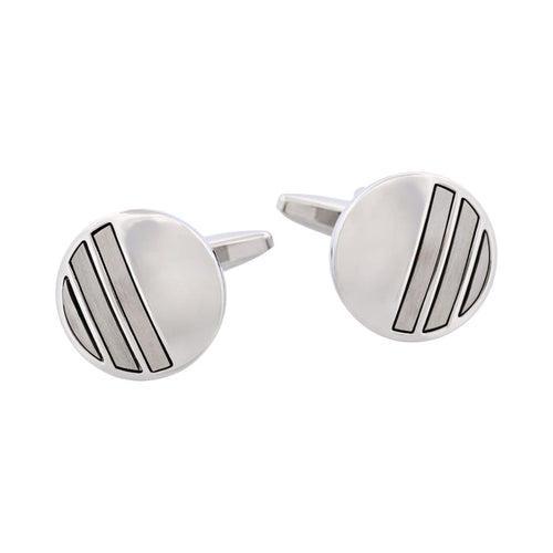 Rhodium Plated Cufflinks
