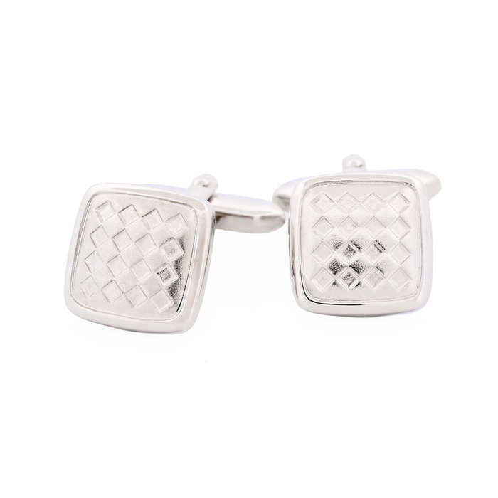 Rhodium Plated Cufflinks