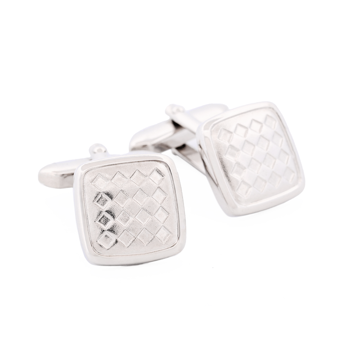 Rhodium Plated Cufflinks