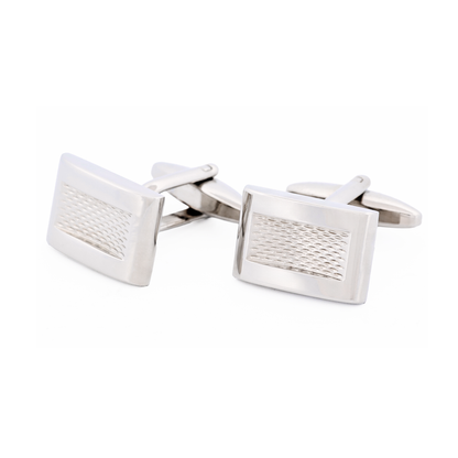 Rhodium Plated Cufflinks