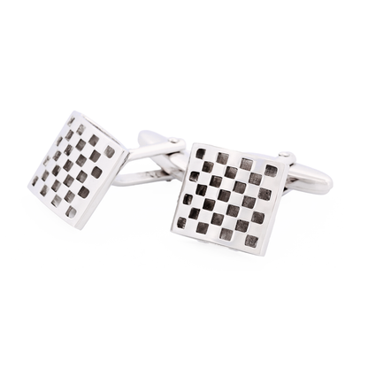Rhodium Plated Cufflinks
