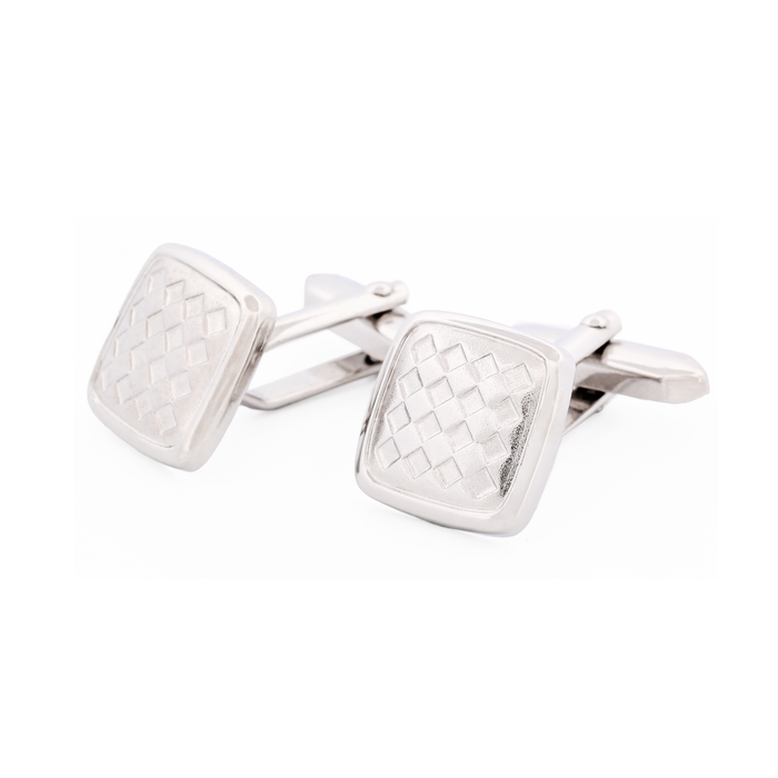 Rhodium Plated Cufflinks