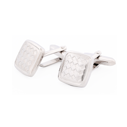 Rhodium Plated Cufflinks