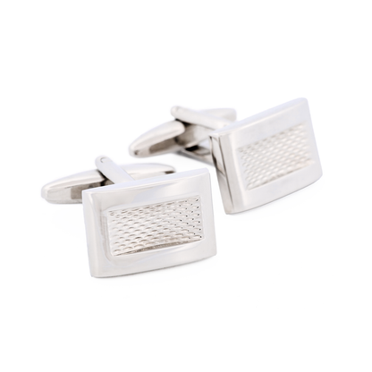 Rhodium Plated Cufflinks