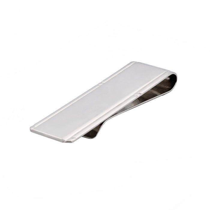 Rhodium Plated Money Clip