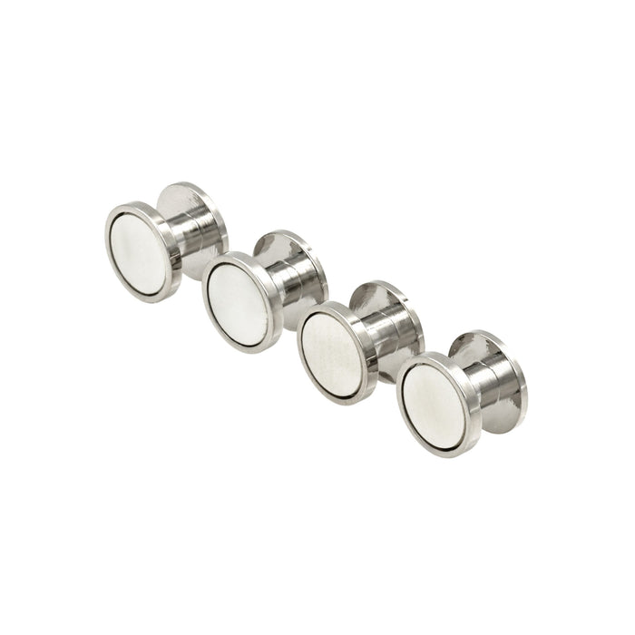 Rhod/White Rnd Screw(Set of 4)