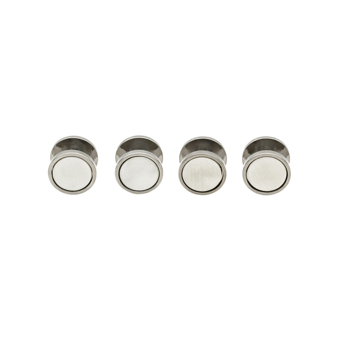 Rhod/White Rnd Screw(Set of 4)