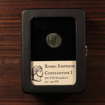 Rome, Constantine I or Sons, Urbs Roma with Soldiers Reverse - 332 to 340 CE - Roman Empire