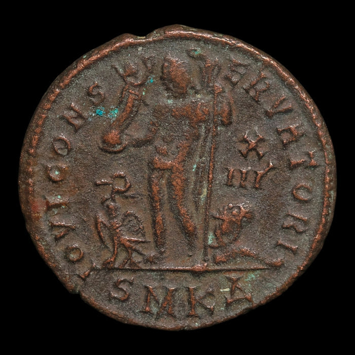 Rome, Emperor Constantine the Great, AE Unit, Jupiter (God of Sky & Thunder) - 321 to 324 CE - Roman Empire