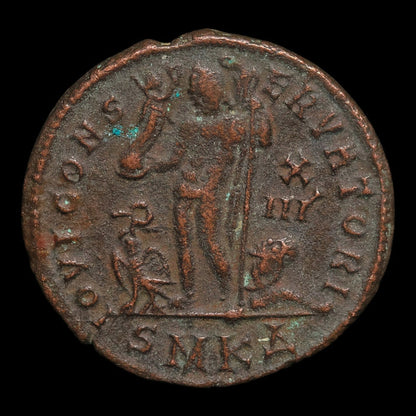 Rome, Emperor Constantine the Great, AE Unit, Jupiter (God of Sky & Thunder) - 321 to 324 CE - Roman Empire