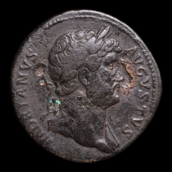 Rome, Emperor Hadrian, AE Sestertius, Diana (Goddess of the Hunt) - 124 to 125 CE - Roman Empire