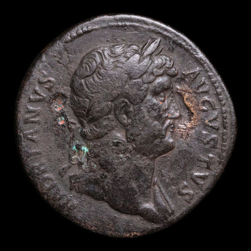 Rome, Emperor Hadrian, AE Sestertius, Diana (Goddess of the Hunt) - 124 to 125 CE - Roman Empire