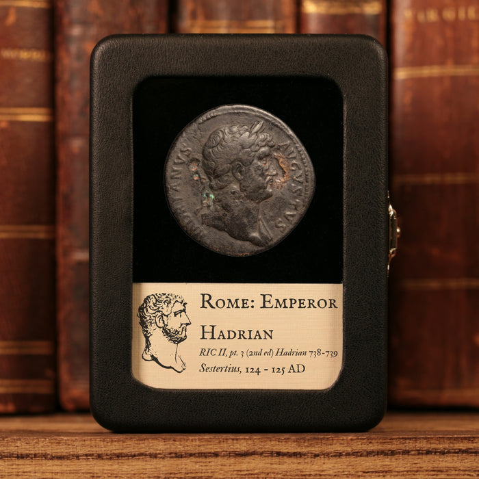 Rome, Emperor Hadrian, AE Sestertius, Diana (Goddess of the Hunt) - 124 to 125 CE - Roman Empire