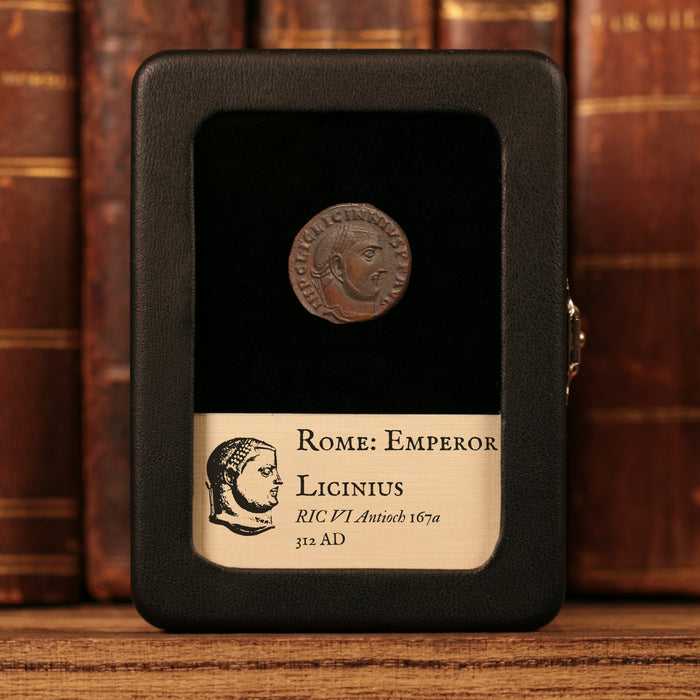 Rome, Emperor Licinius, AE Unit, Sol & Serapis - 312 CE - Roman Empire