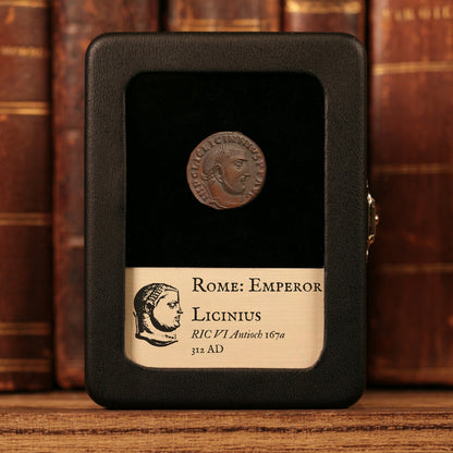 Rome, Emperor Licinius, AE Unit, Sol & Serapis - 312 CE - Roman Empire