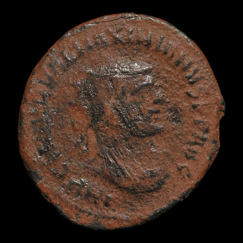 Rome, Emperor Maximian, BI Antoninianus, Hercules (Greek Hero) - 285 to 295 CE - Roman Empire