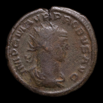 Rome, Emperor Probus, AR Antoninianus, Emperor & Jupiter Reverse - 276 to 282 CE - Roman Empire