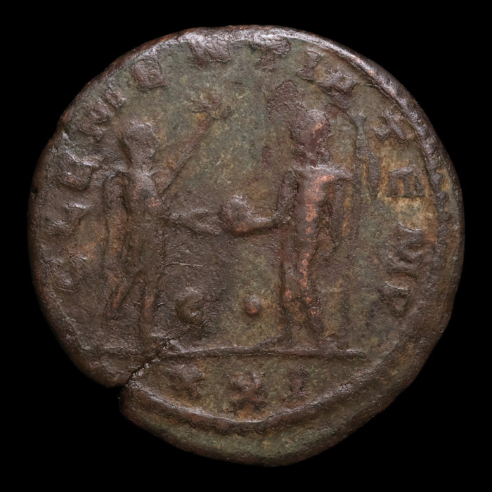 Rome, Emperor Probus, AR Antoninianus, Emperor & Jupiter Reverse - 276 to 282 CE - Roman Empire