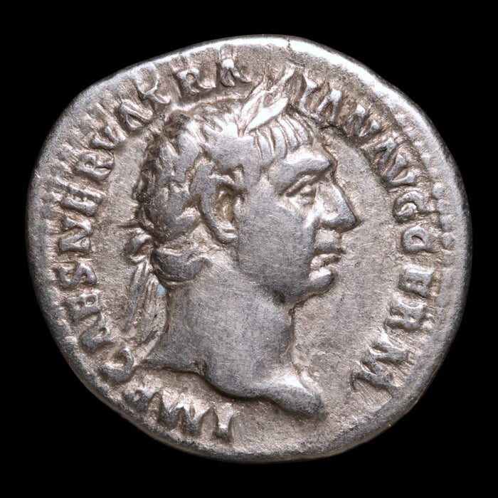 Rome, Emperor Trajan, AR Denarius, Pax (Goddess of Peace) - 100 CE - Roman Empire