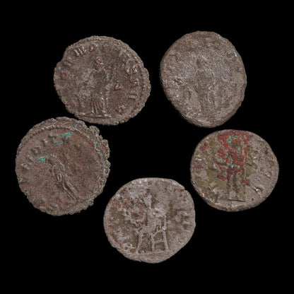 Rome, Lot of 5 Third Century Antoniniani - 54 to 79 CE - Roman Empire